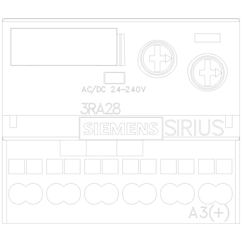 Siemens 3RA28112CW10 3RA2811-2CW10 Zeitrelais 1St.