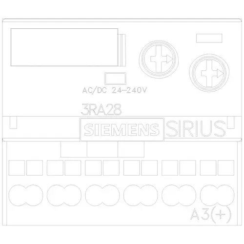 Siemens 3RA28112CW10 3RA2811-2CW10 Zeitrelais 1St. Siemens 3RA28112CW10 3RA2811-2CW10 Zeitrelais 1St.