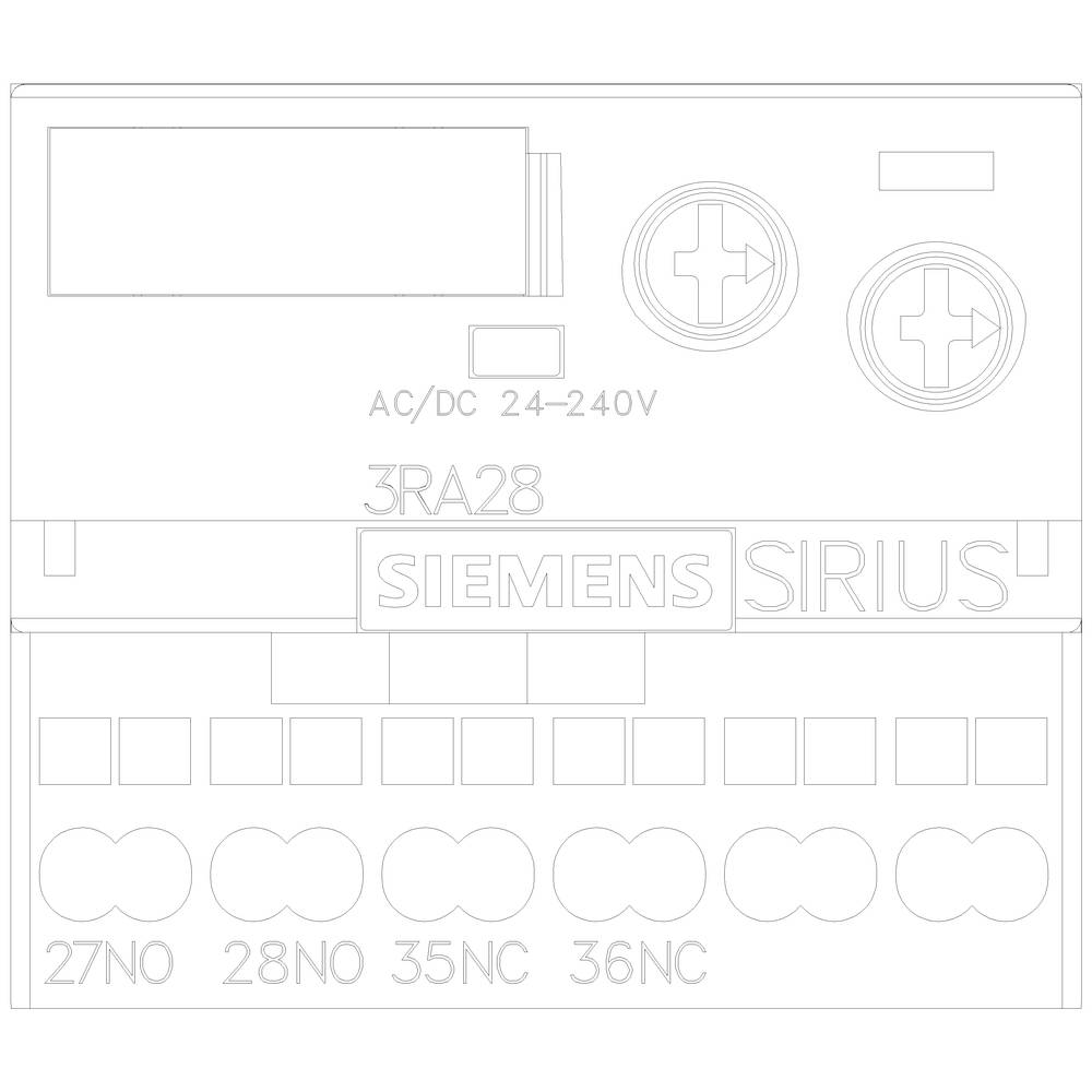 Siemens 3RA28152FW10 3RA2815-2FW10 Hilfsschalter 1St.
