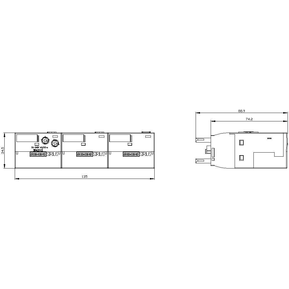 Siemens 3RA28160EW20 3RA2816-0EW20 Funktionsmodul 1St.