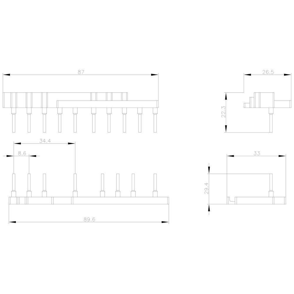 Siemens 3RA2913-2AA1 Verdrahtungsbausatz 1St.
