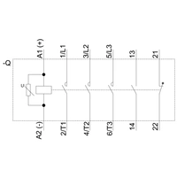 Siemens 3RT2027-2KF40 Koppelschütz 3 Schließer 690 V/AC 1St. Siemens 3RT2027-2KF40 Koppelschütz 3 Schließer 690 V/AC 1St.