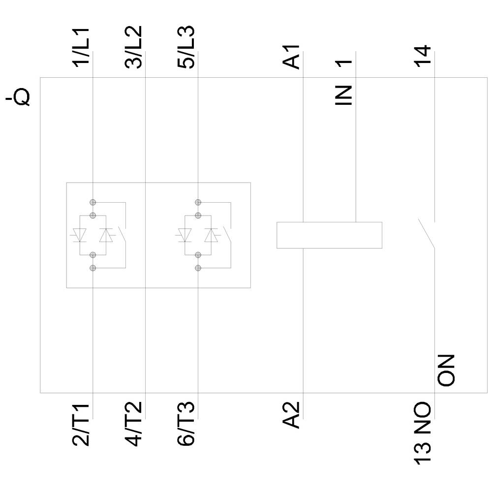 Siemens 3RW3026-1BB04 3RW30261BB04 Sanftstarter Motorleistung bei 400V 11kW 480V Nennstrom 25A