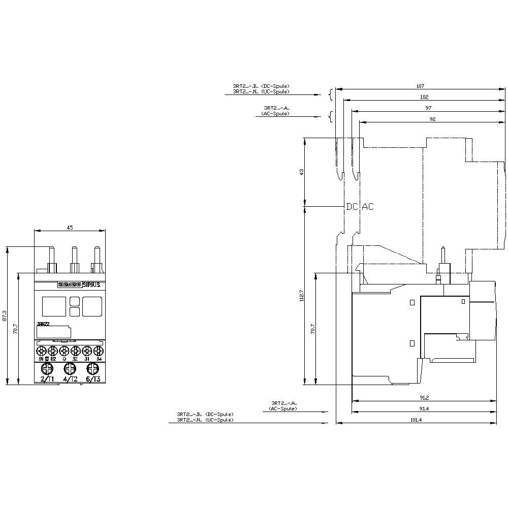 Siemens 3RR2242-1FA30 Überwachungsrelais