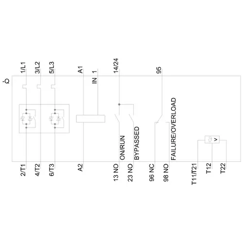 Siemens 3RW4028-1TB04 3RW40281TB04 Sanftstarter Motorleistung bei 400V 18.5kW 480V Nennstrom 38A Siemens 3RW4028-1TB04 3RW40281TB04 Sanftstarter Motorleistung bei 400V 18.5kW 480V Nennstrom 38A