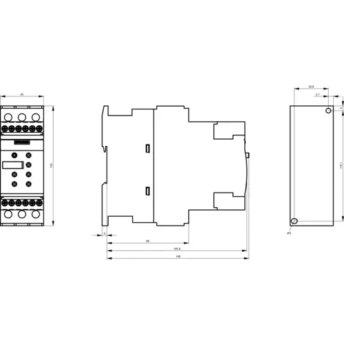 Siemens 3RW4028-1TB04 3RW40281TB04 Sanftstarter Motorleistung bei 400V 18.5kW 480V Nennstrom 38A Siemens 3RW4028-1TB04 3RW40281TB04 Sanftstarter Motorleistung bei 400V 18.5kW 480V Nennstrom 38A