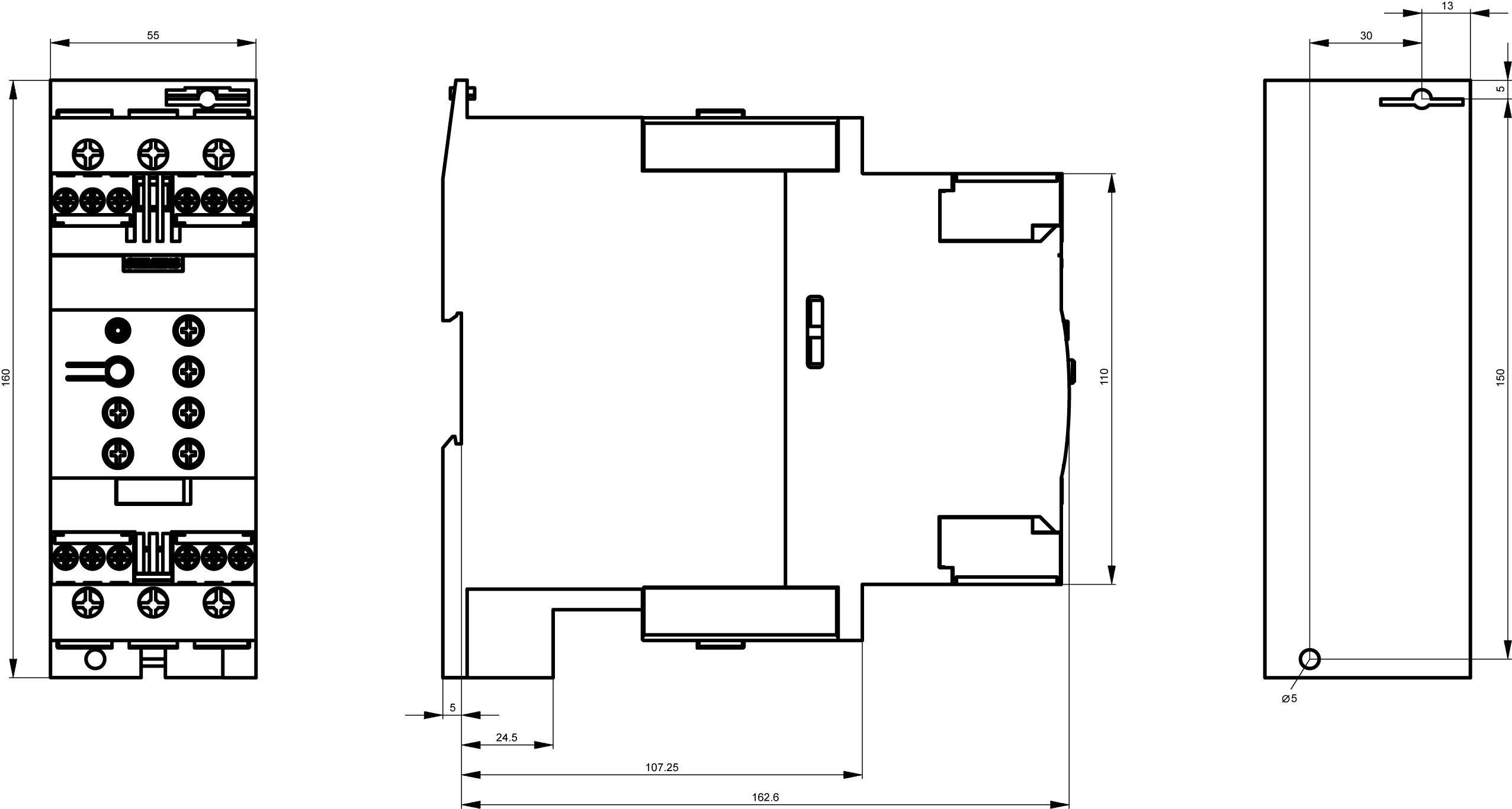 Siemens 3RW4037-1TB04 3RW40371TB04 Sanftstarter Motorleistung bei 400V 30kW 480V Nennstrom 63A