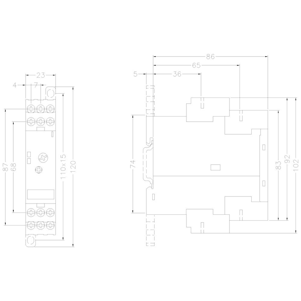 Siemens 3RS1000-1CK00 Temperatur-Überwachungsrelais