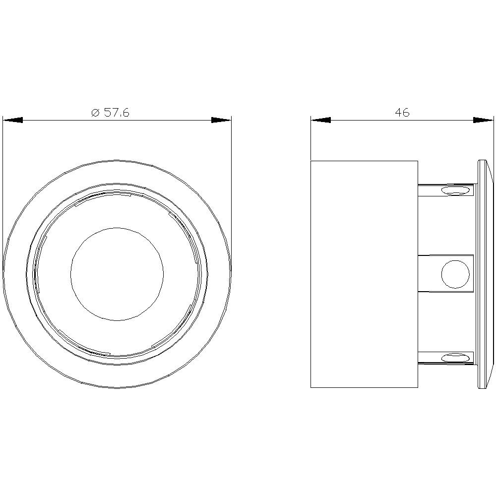 Siemens 3SU19500DX300AA0 3SU1950-0DX30-0AA0 Schutzkragen IP66, IP67, IP69/IP69K 1St.