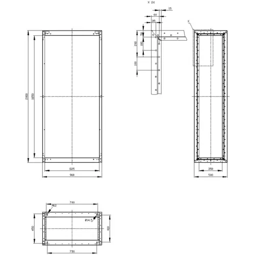 Siemens 8MF1095-2GS30 Gerüst (L x B x H) 500 x 900 x 2000 mm Stahl 1 St. Siemens 8MF1095-2GS30 Gerüst (L x B x H) 500 x 900 x 2000 mm Stahl 1 St.