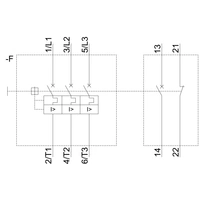 Siemens 3RV2021-1FA25 Leistungsschalter 1 St. Einstellbereich (Strom): 3.5 - 5A Schaltspannung (max.): 690 V/AC (B x H x T) 45 Siemens 3RV2021-1FA25 Leistungsschalter 1 St. Einstellbereich (Strom): 3.5 - 5A Schaltspannung (max.): 690 V/AC (B x H x T) 45