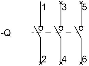 Diagramm zeigt zwei Linienkreuzungen, die eine Symmetrie über eine horizontale Linie in der Mitte veranschaulichen.