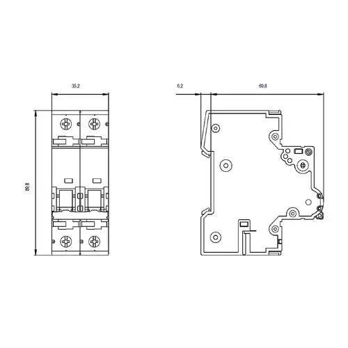 Siemens 5SY45205 5SY4520-5 Leitungsschutzschalter 20A 230 V, 400V Siemens 5SY45205 5SY4520-5 Leitungsschutzschalter 20A 230 V, 400V