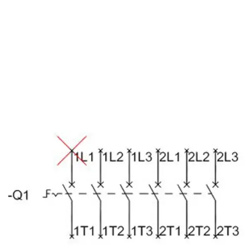 Siemens Lasttrennschalter Rot, Gelb 6polig 35mm² 63A 690 V/AC 3LD25663VB53 Siemens Lasttrennschalter Rot, Gelb 6polig 35mm² 63A 690 V/AC 3LD25663VB53