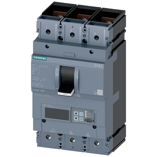 Siemens 3VA2440-5KQ32-0AA0 Leistungsschalter 1 St. Einstellbereich (Strom): 160 - 400A Schaltspannung (max.): 690 V/AC Siemens 3VA2440-5KQ32-0AA0 Leistungsschalter 1 St. Einstellbereich (Strom): 160 - 400A Schaltspannung (max.): 690 V/AC