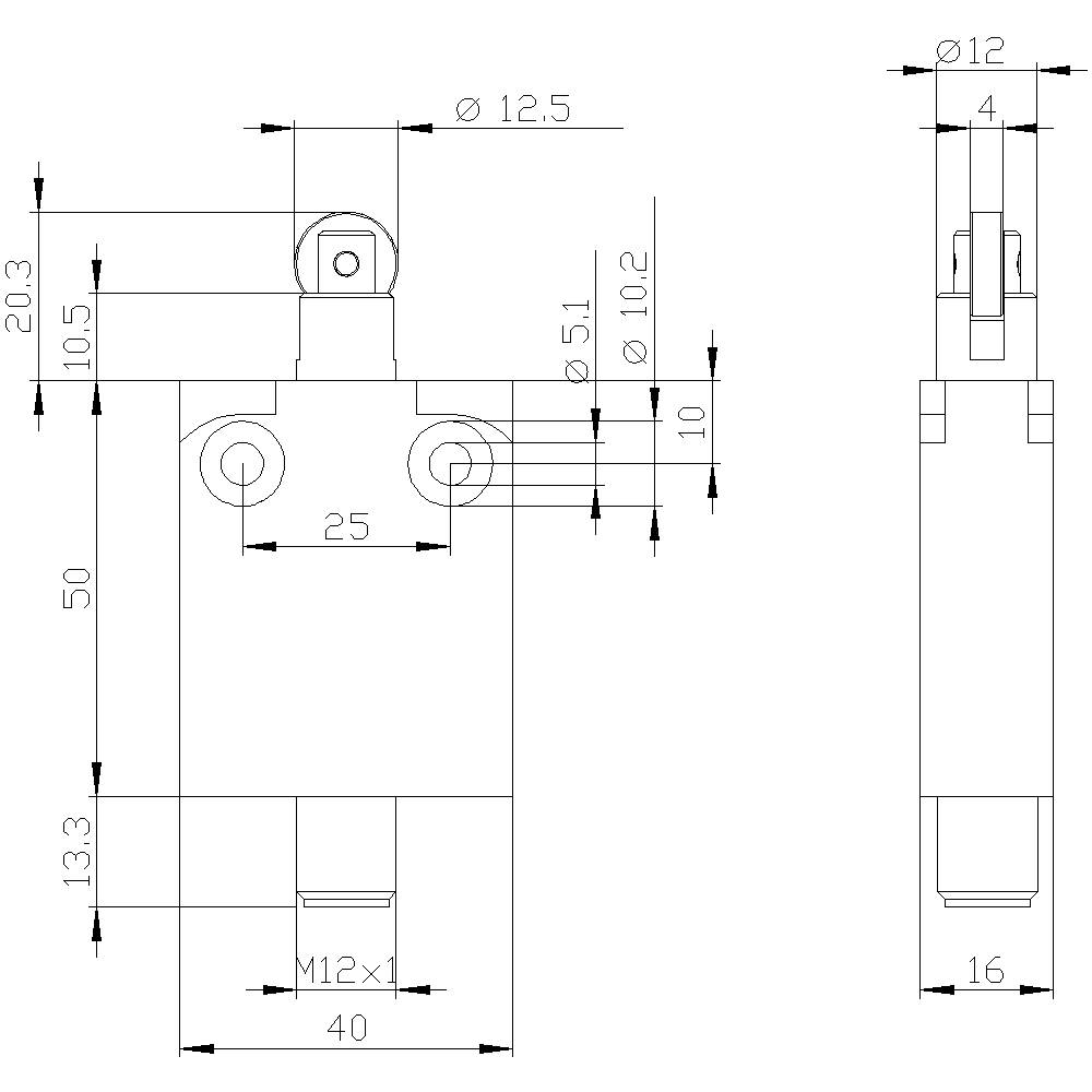 Siemens 3SE54230CD201EB1 3SE5423-0CD20-1EB1 Positionsschalter 240V 6A IP67 1St.