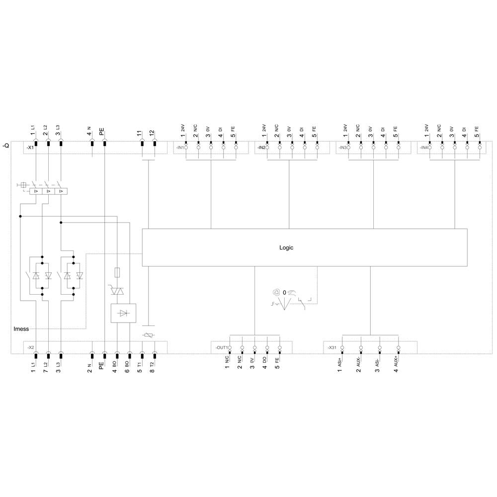 Siemens 3RK1325-6LS71-2AA5 3RK13256LS712AA5 Motorstarter Motorleistung bei 400V 5.5kW 400V Nennstrom 12A