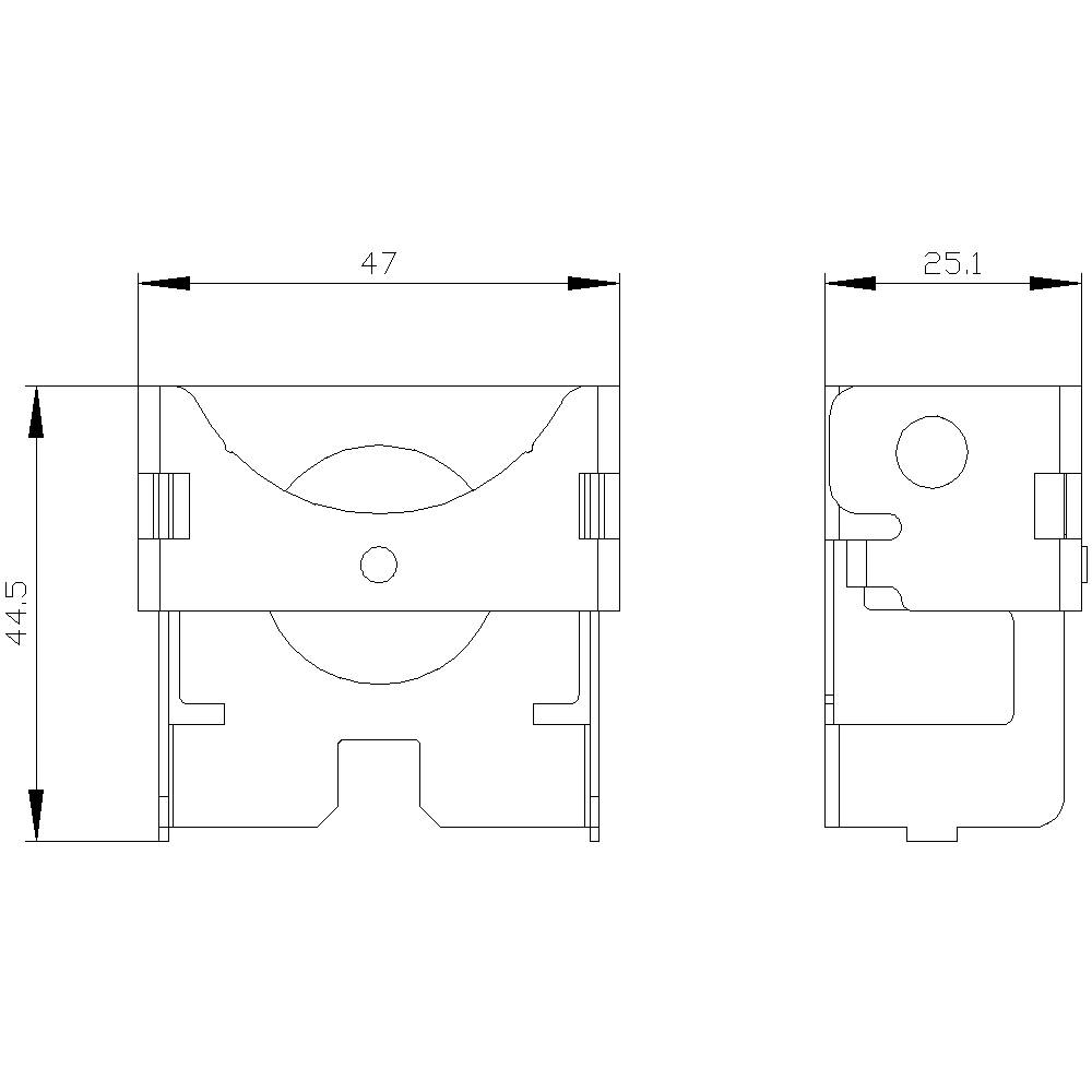 Siemens 3SU19500DM800AA0 3SU1950-0DM80-0AA0 Absperrvorrichtung IP66, IP67, IP69/IP69K 1St.