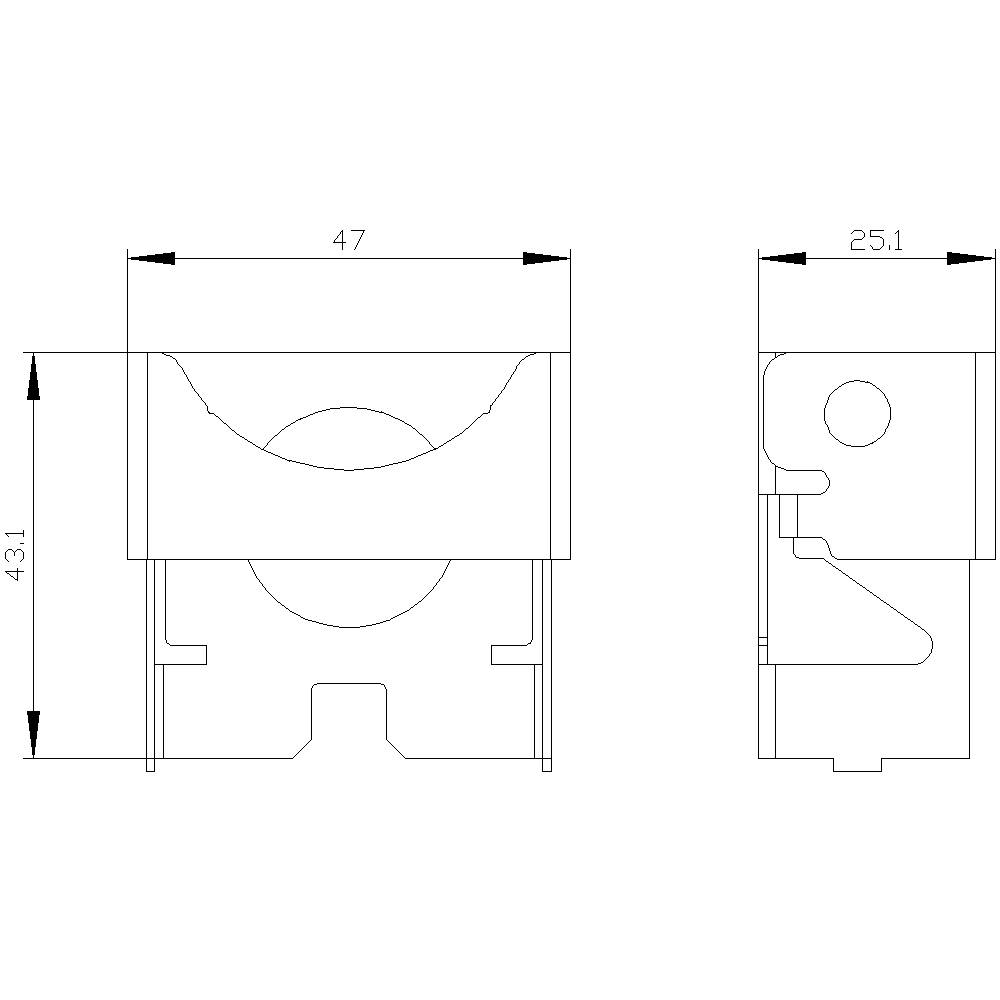 Siemens 3SU19500DP800AA0 3SU1950-0DP80-0AA0 Absperrvorrichtung IP66, IP67, IP69/IP69K 1St.