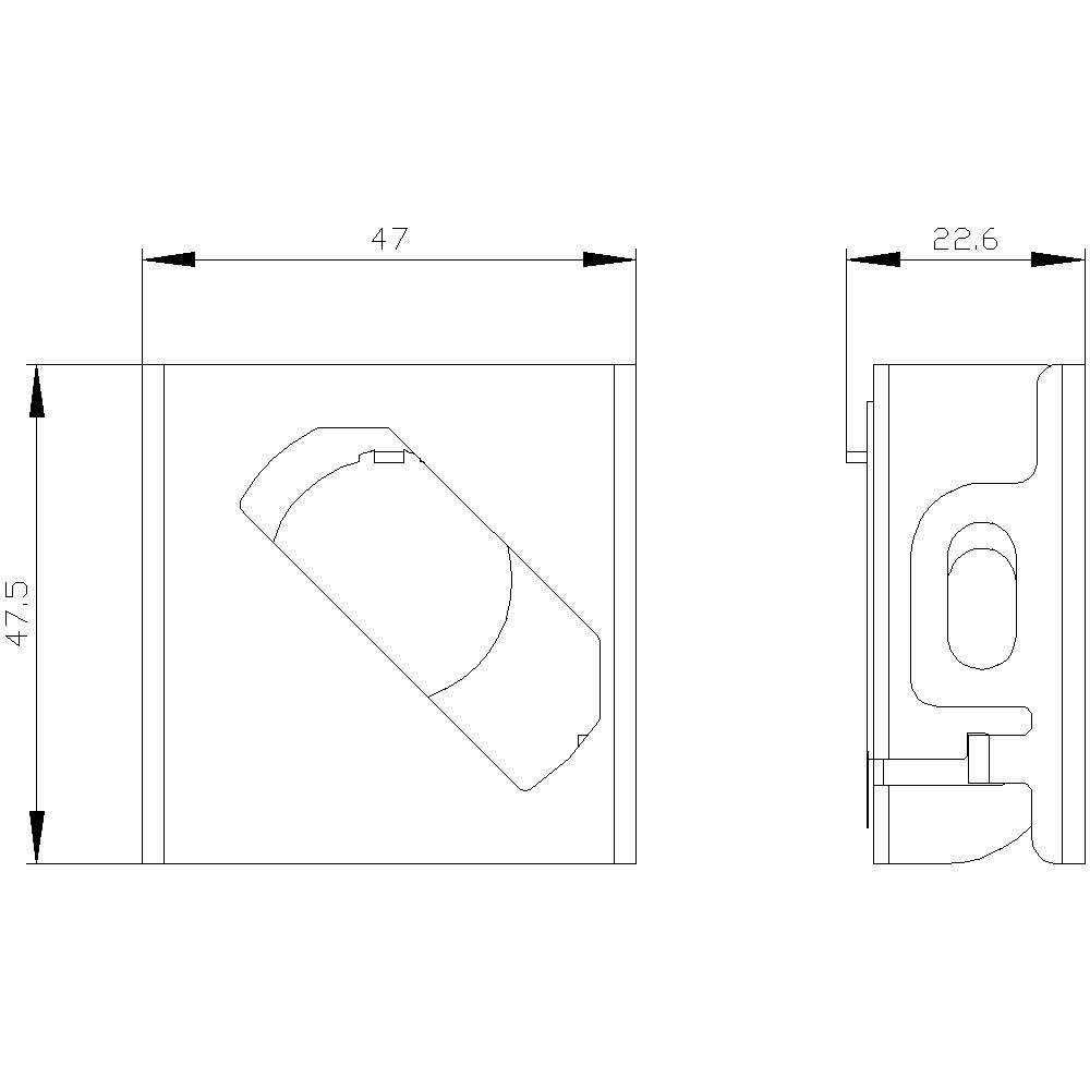 Siemens 3SU19500DQ800AA0 3SU1950-0DQ80-0AA0 Absperrvorrichtung IP66, IP67, IP69/IP69K 1St.