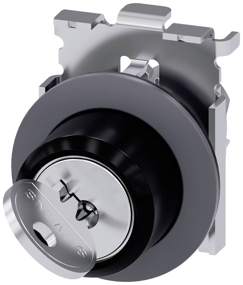 Siemens 3SU10604LF210AA0 3SU1060-4LF21-0AA0 Schlüsselschalter 1 x 90° IP66, IP67, IP69/IP69K 1St.