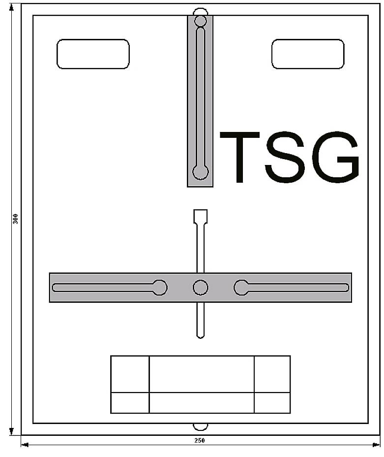 Siemens 8GS40077 Tarifschaltgerät-Tragplatte 1St.