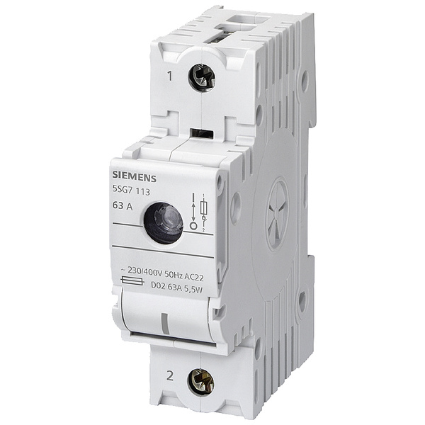 Siemens 5SG7113 Interrupteur-sectionneur Taille du fusible = D02 63 A 230 V 1 pc(s)