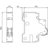 Siemens 5SY61046 5SY6104-6 Leitungsschutzschalter 4A 230 V, 400V Siemens 5SY61046 5SY6104-6 Leitungsschutzschalter 4A 230 V, 400V