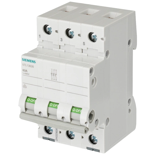 Siemens Ausschalter Grau 63A 3 Schließer 5TL13630 Siemens Ausschalter Grau 63A 3 Schließer 5TL13630