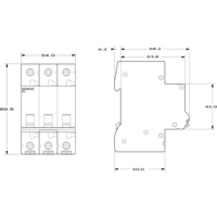 Siemens Ausschalter Grau 63A 3 Schließer 5TL13630 Siemens Ausschalter Grau 63A 3 Schließer 5TL13630