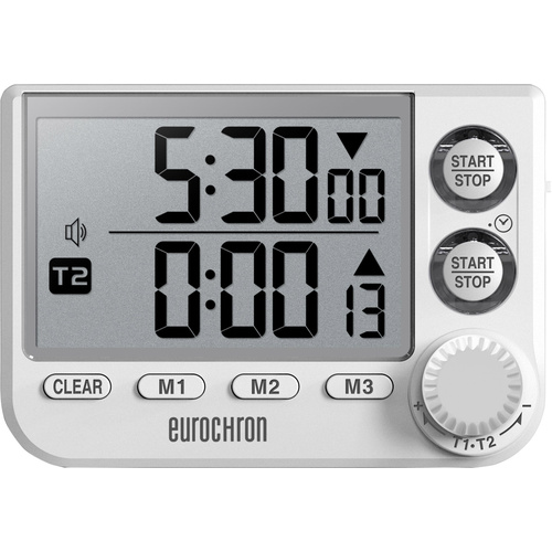 Eurochron EDT 8002 Timer Weiß digital