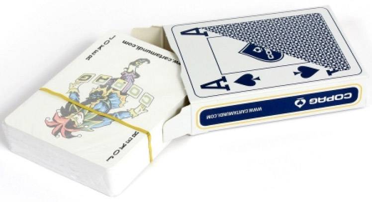 ASS COPAG® Plastik Poker Jumbo Index blau 22564059