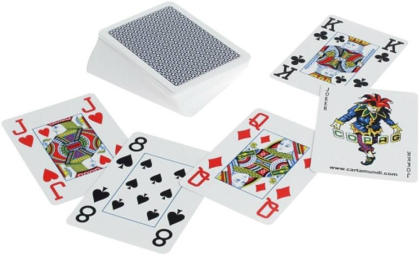 ASS COPAG® Plastik Poker Jumbo Index blau 22564059