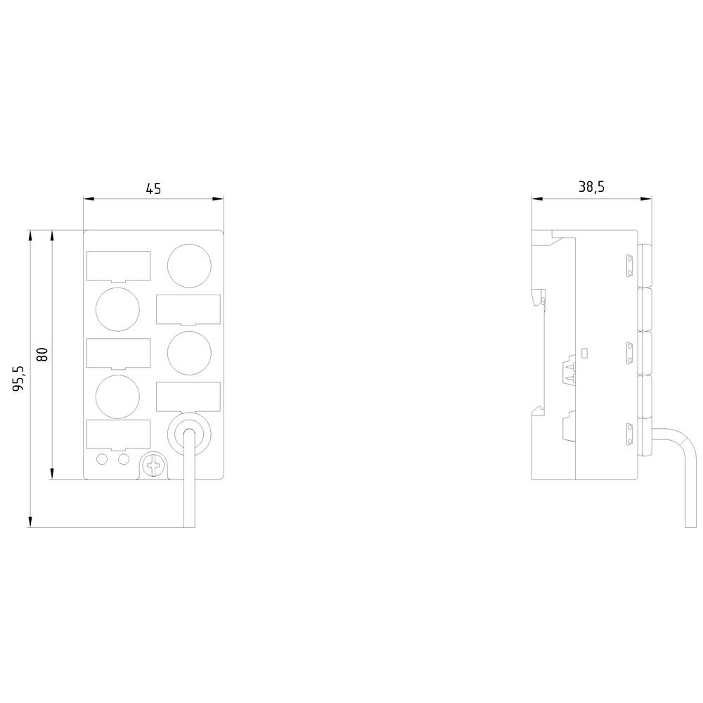 Siemens 3RK1901-1GA01 SPS-Erweiterungsmodul