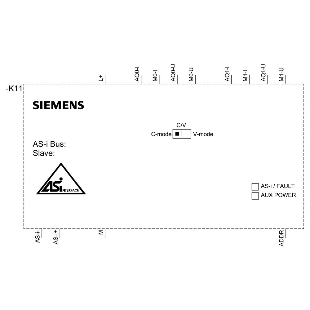 Siemens 3RK1107-0BE00-2AA2 SPS-Kompaktmodul 31.6V