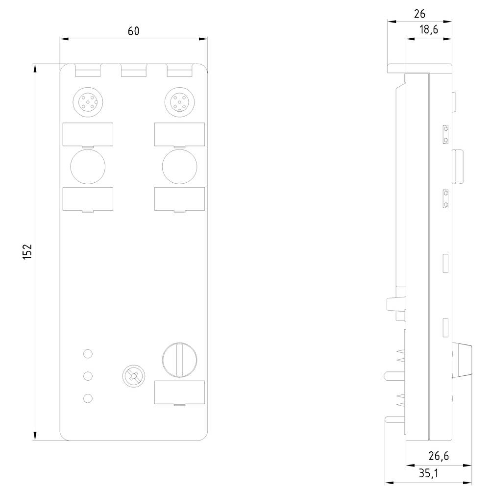 Siemens 3RK2207-2BQ50-0AA3 SPS-E/A-Modul