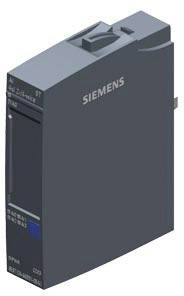 Ein dunkles Siemens-Steuerungsmodul mit Anschlüssen auf der linken Seite, geeignet für industrielle Automatisierungsanwendungen.
