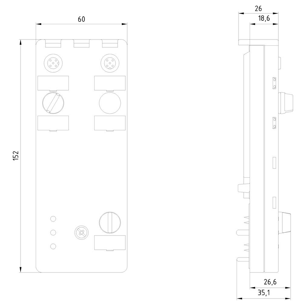 Siemens 3RK1207-2BQ40-0AA3 SPS-E/A-Modul
