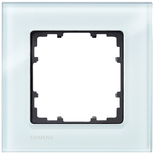 Siemens Schalterprogramm 1fach Rahmen Delta Glas 5TG12010