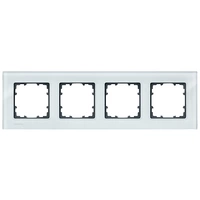 Siemens Schalterprogramm 4fach Rahmen Delta Glas, Grün 5TG12040 1St. Siemens Schalterprogramm 4fach Rahmen Delta Glas, Grün 5TG12040 1St.