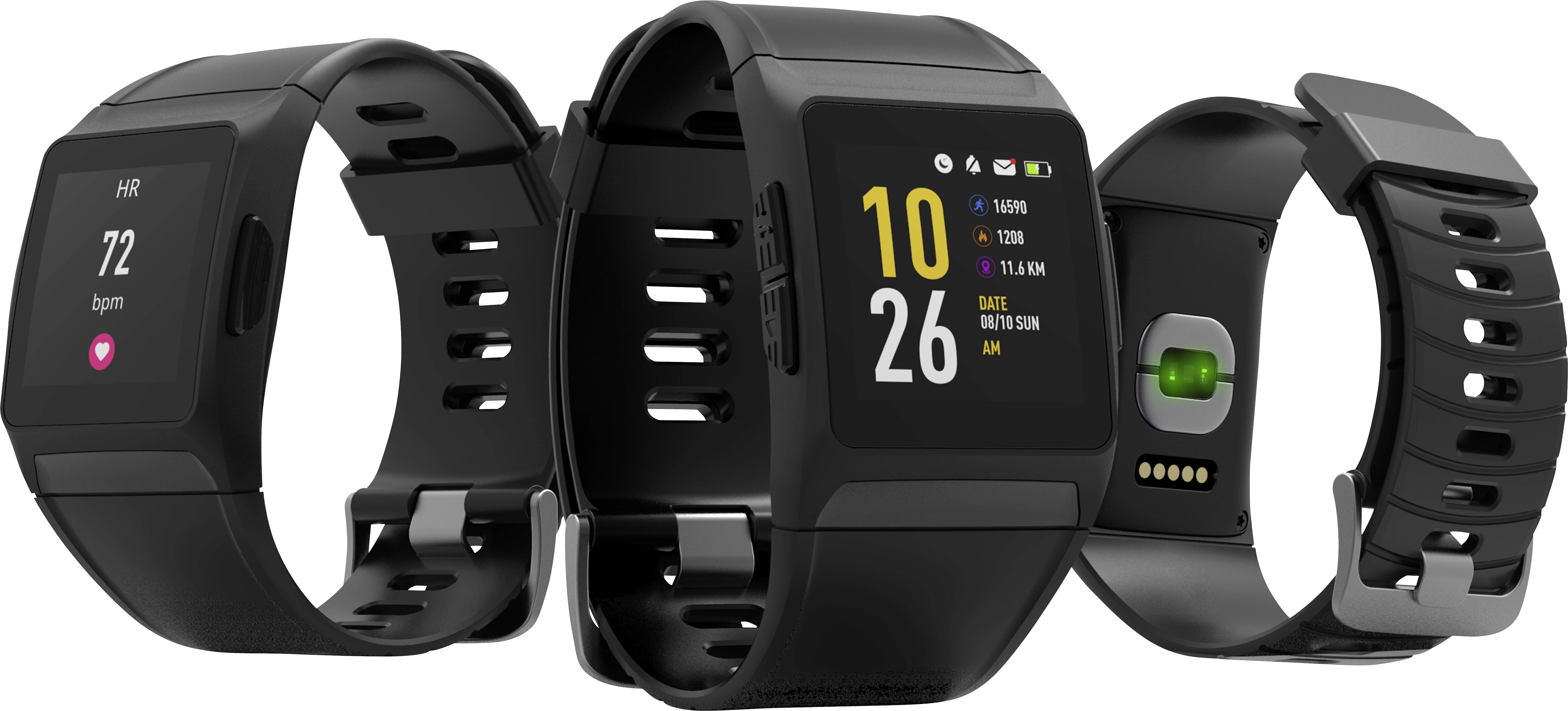 swisstone SW 700 Pro Fitness-Tracker Schwarz