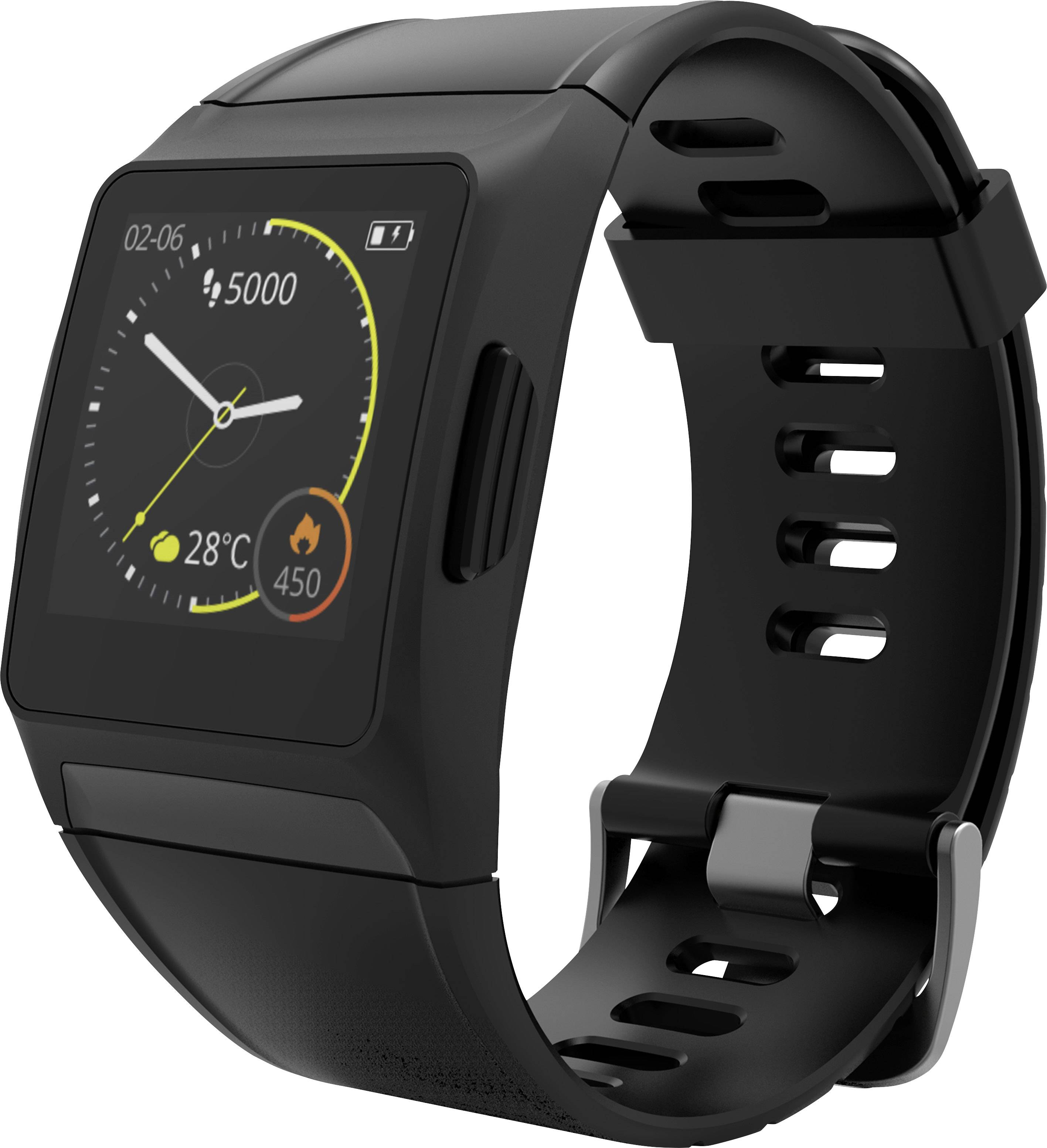 swisstone SW 700 Pro Fitness-Tracker Schwarz