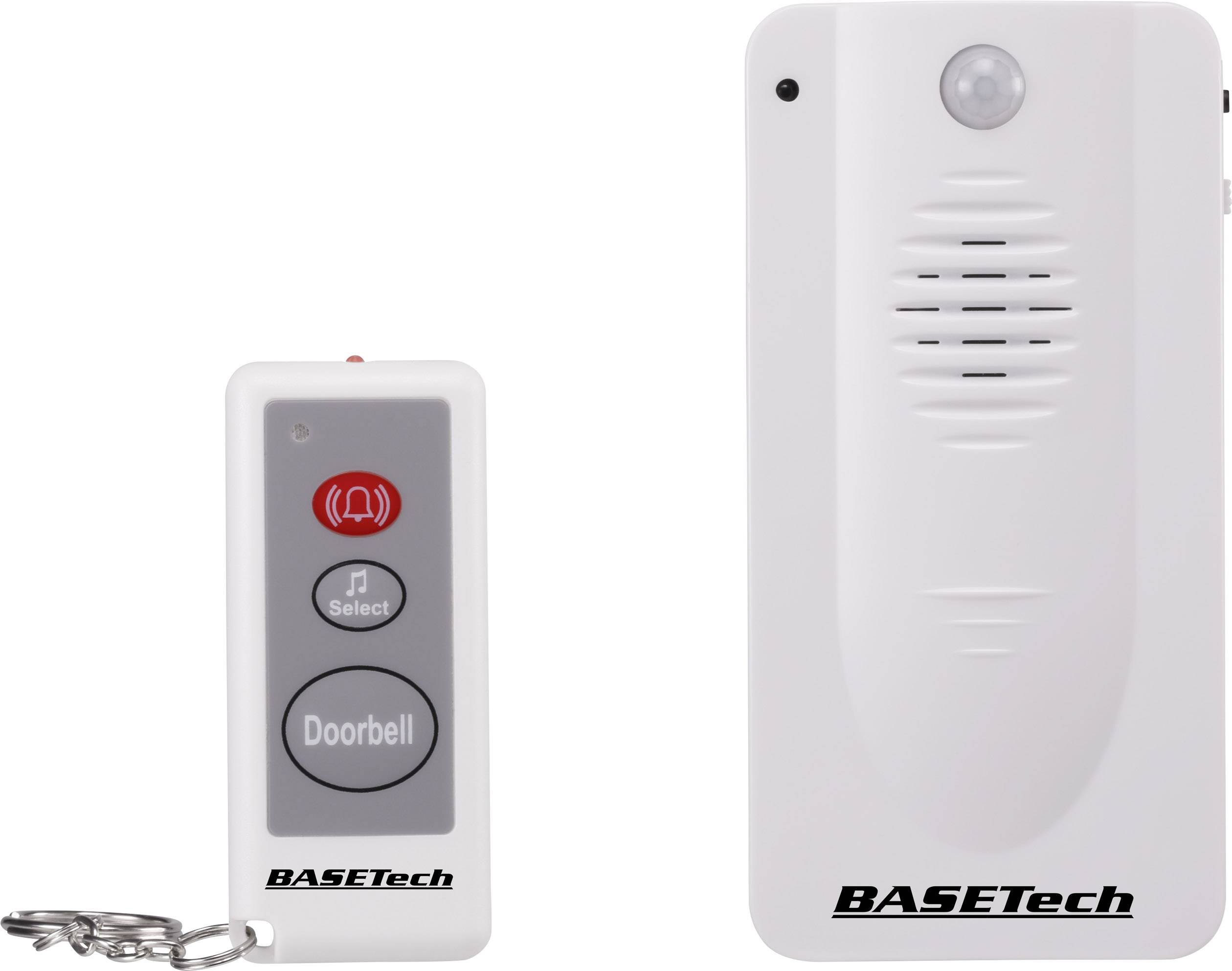 Basetech BT-1761037 Bewegungsalarm, Türgong, Durchgangsmelder 115 dB Innenbereich