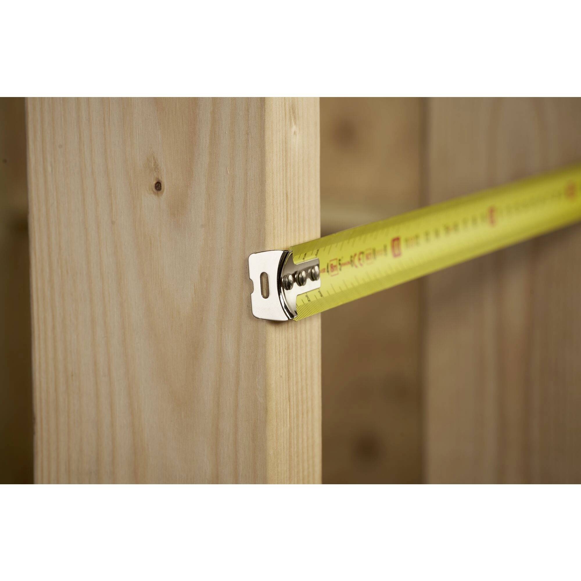 Taschenrollbandmaß L.8m B.25mm mm/cm EG II Kapsel Festst.SB STANLEY