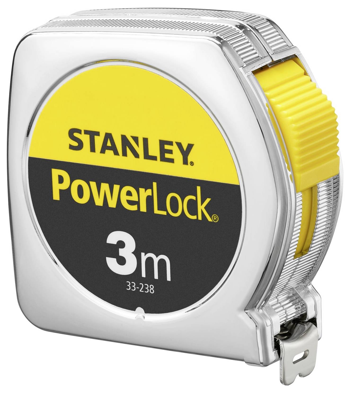Taschenrollbandmaß PowerLock® L.3m B.12,7mm mm/cm EG II Ku.Clip SB