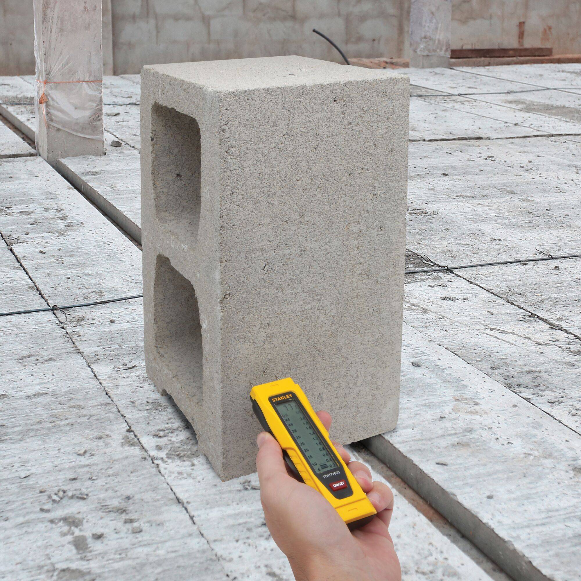 STANLEY Materialfeuchtemessgerät Messbereich Holzfeuchtigkeit (Bereich) 6 bis 44 %