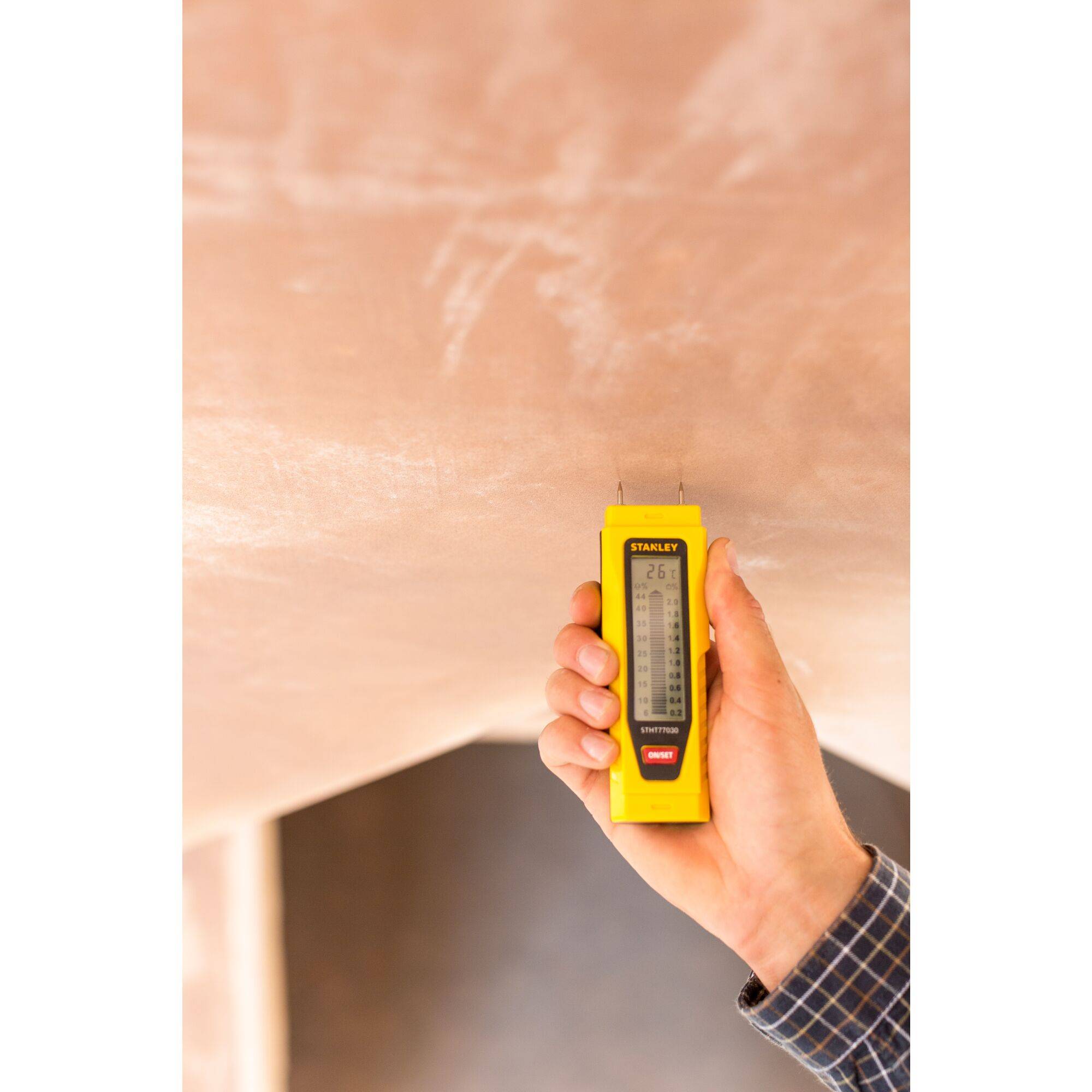 STANLEY Materialfeuchtemessgerät Messbereich Holzfeuchtigkeit (Bereich) 6 bis 44 %