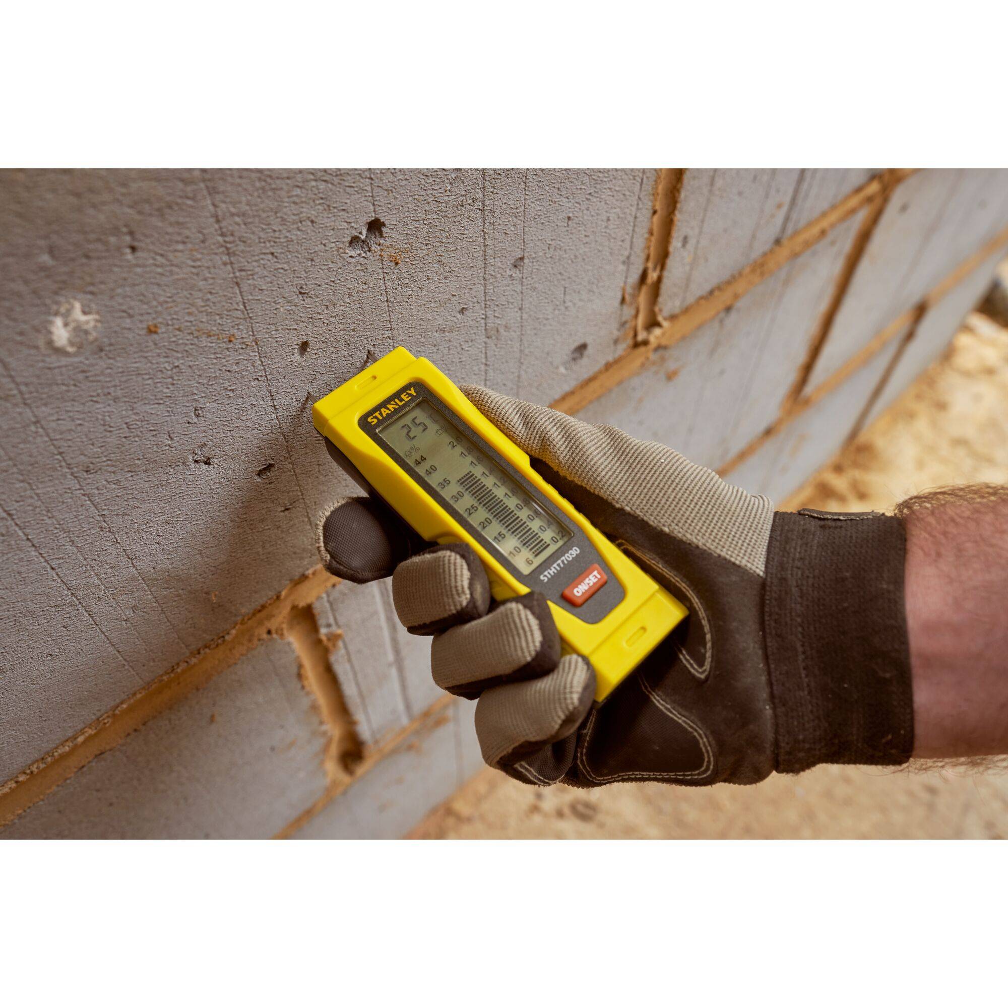 STANLEY Materialfeuchtemessgerät Messbereich Holzfeuchtigkeit (Bereich) 6 bis 44 %