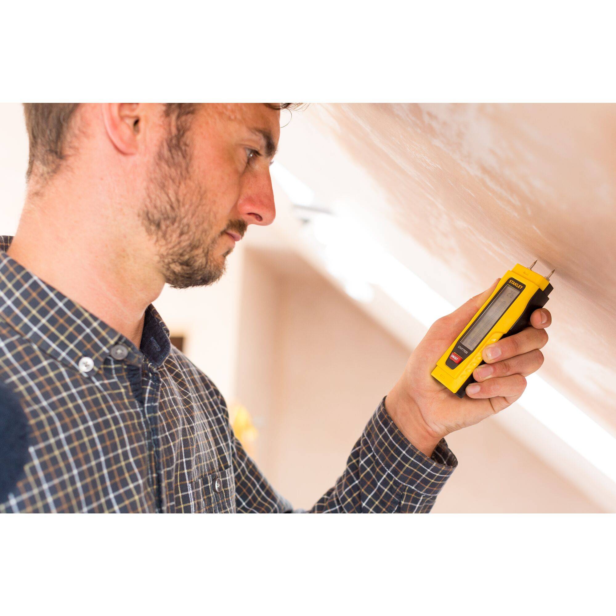 STANLEY Materialfeuchtemessgerät Messbereich Holzfeuchtigkeit (Bereich) 6 bis 44 %