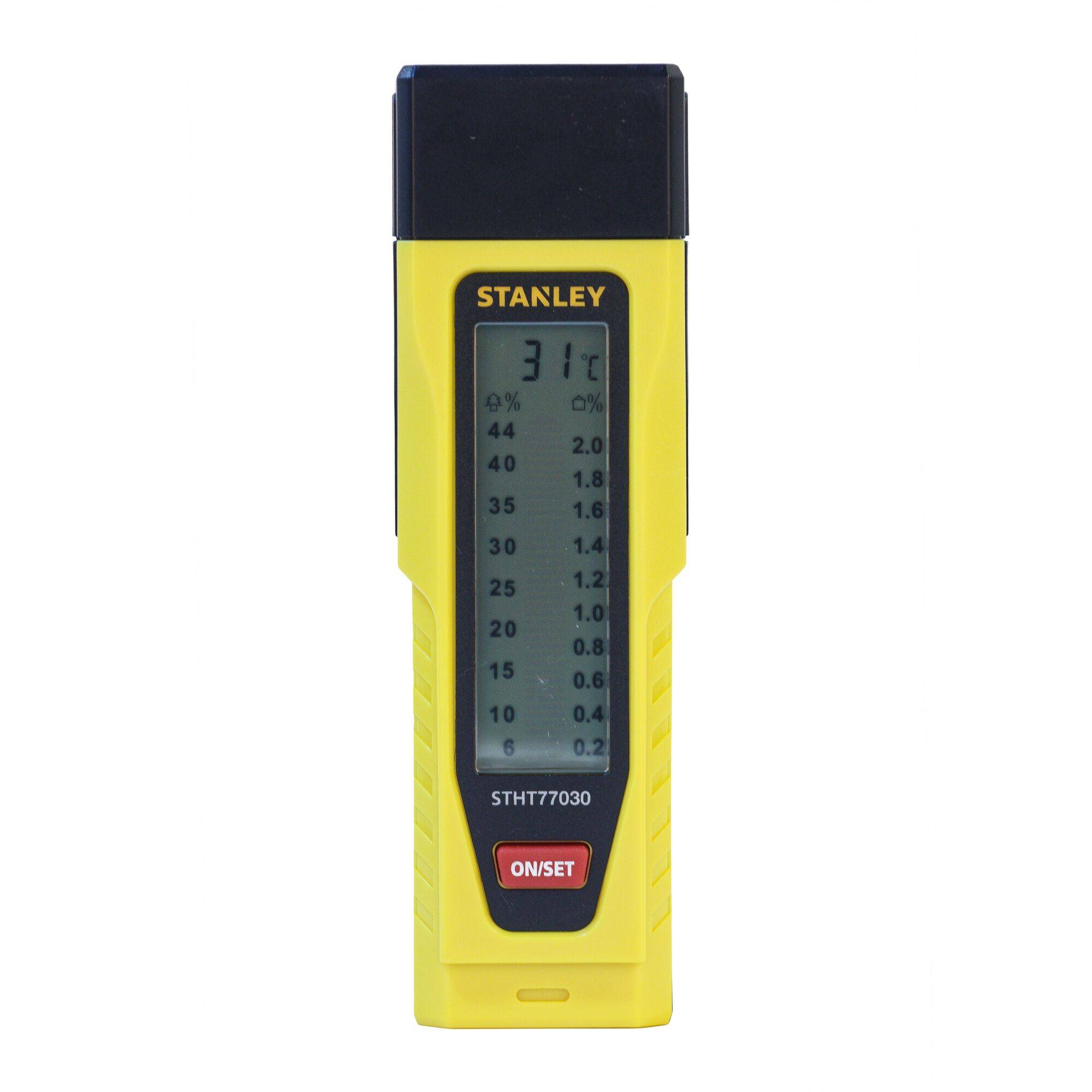 STANLEY Materialfeuchtemessgerät Messbereich Holzfeuchtigkeit (Bereich) 6 bis 44 %